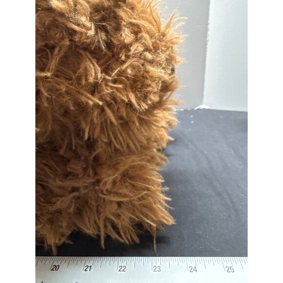 Walmart Large Laying Golden Doodle Fluffy Brown Dog Plush Toy 24” #296541 - Picture 2 of 10